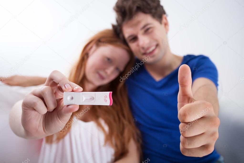Teenagers with negative pregnancy test