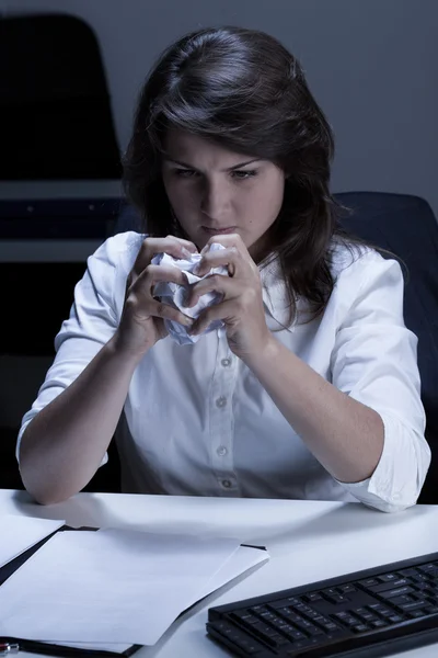 Fehler bei der Arbeit — Stockfoto