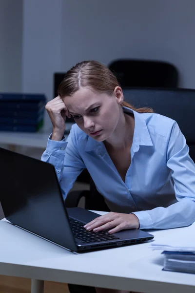 Empleado en el trabajo — Foto de Stock