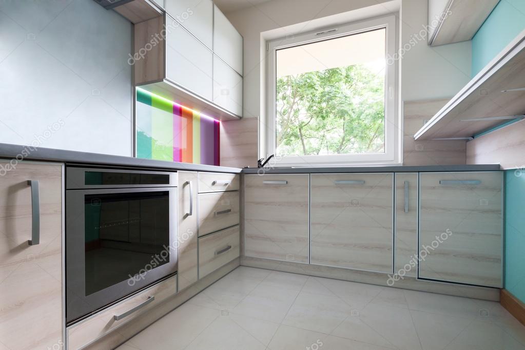 SzÃnes, fényes, modern konyha — stock fotó © photographee.eu #54510059
