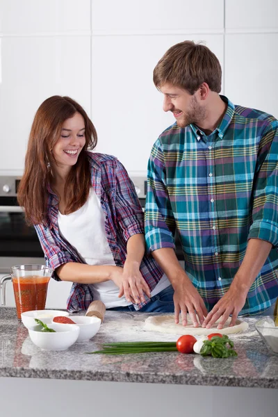 Having fun in the kitchen — Stock Photo, Image