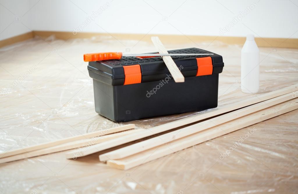 Work tools for a house renovation