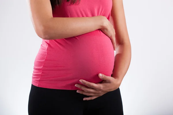 Mulher durante a gravidez — Fotografia de Stock