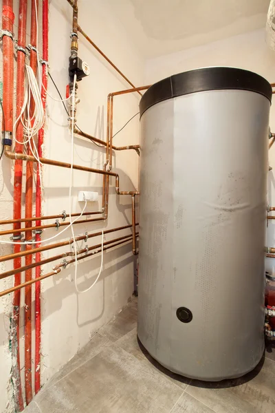 Interior of boiler-house in the building — Stock Photo, Image