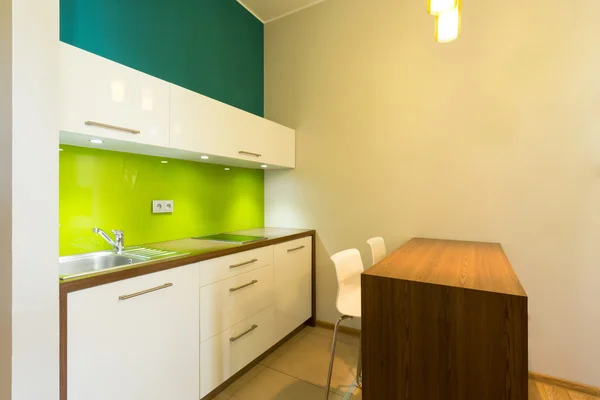 Kitchen area in a flat — Stock Photo, Image