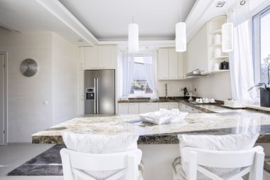 Vintage tarzı güzel mutfak