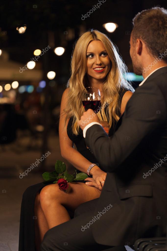 Proposal toast in the city — Stock Photo © photographee.eu 56440365