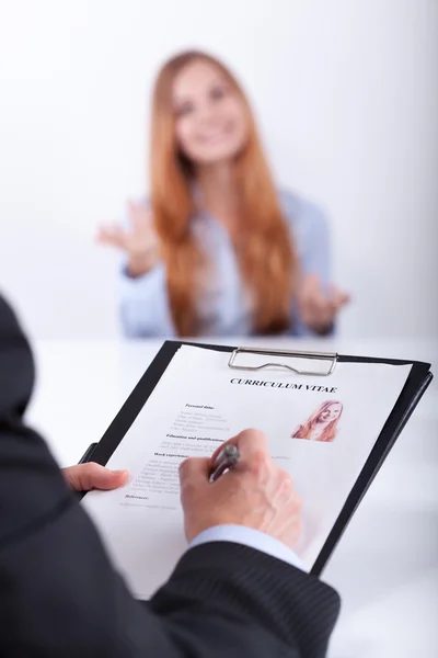 Close-up of woman's application — Stock Photo, Image