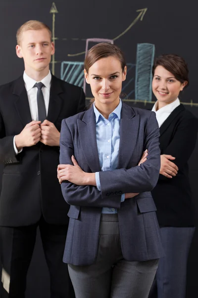 Unternehmensteam im Porträt — Stockfoto