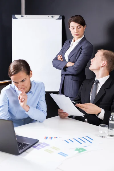 Businesspeople during business meeting Stock Picture