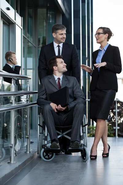 Discapacidad en el trabajo — Foto de Stock