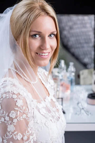 Beautiful bride during a big day — Stock Photo, Image