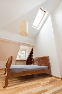 Eski tarz yatak odası.