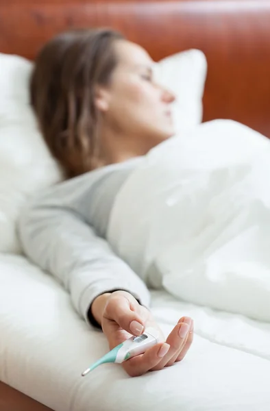 Catturare una donna fredda — Foto Stock