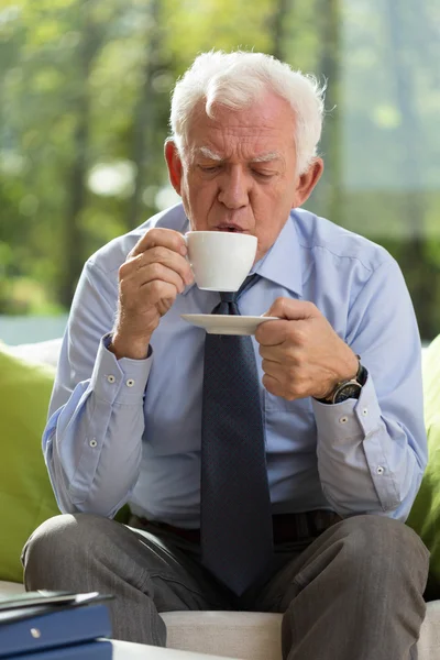 Drinking coffee — Stock Photo, Image