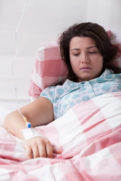 Woman during her treatment — Stock Photo, Image