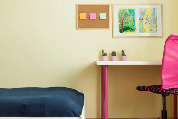 Desk for schoolgirl — Stock Photo, Image