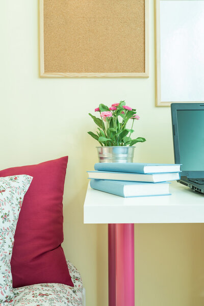 Cute room for student girl