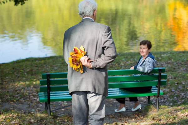 Man with his wife — Stock Photo, Image