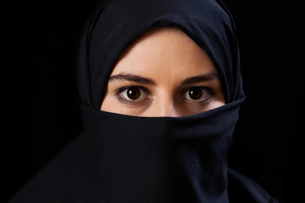 Portret kobiety Muzułmańskie — Zdjęcie stockowe