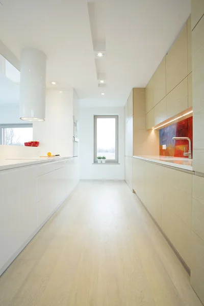 Vertical view of bright kitchen — Stock Photo, Image