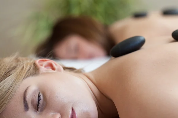 Close-up of sleeping woman — Stock Photo, Image