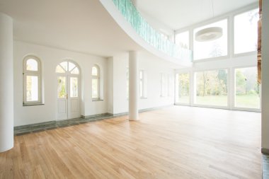 Modern ev geniş alanda