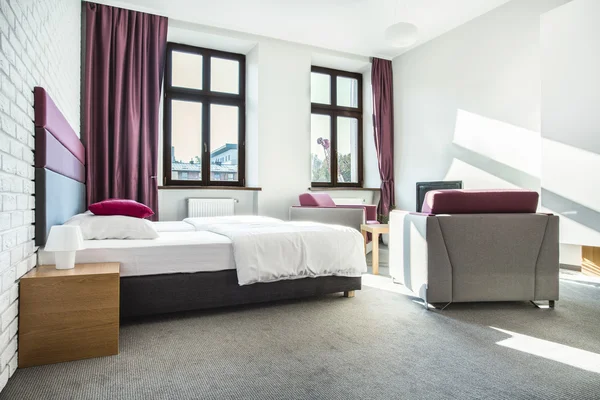 Schönheit Hotelzimmer Interieur — Stockfoto