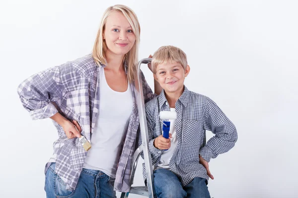 Mum and son — Stock Photo, Image