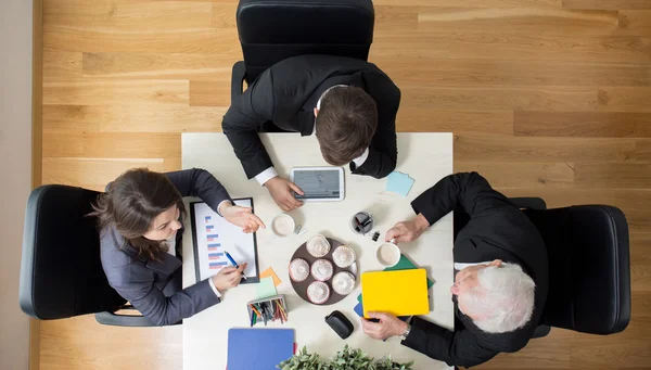 Conferência de negócios - vista de cima — Fotografia de Stock