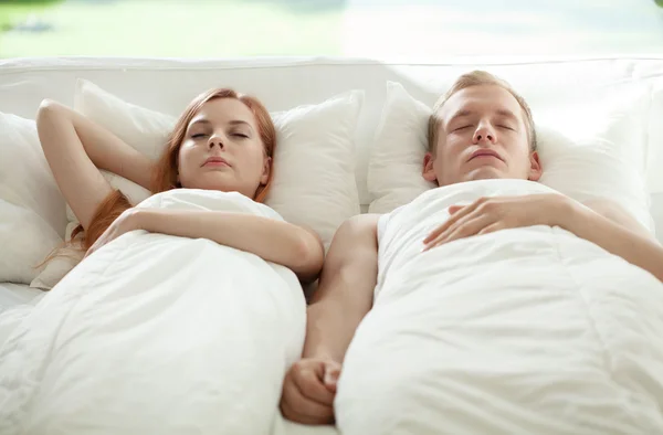 Schlafende Paare — Stockfoto