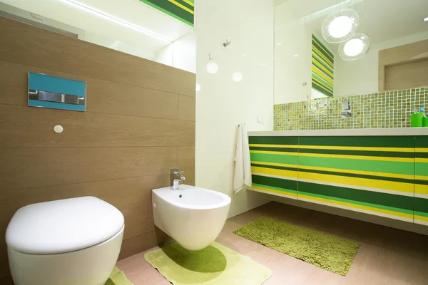 Colorful bathroom — Stock Photo, Image