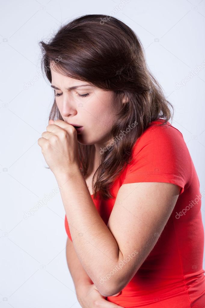 Coughing girl