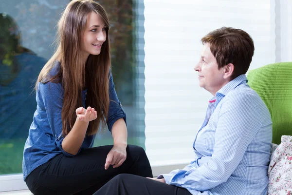 Besuch beim Patienten — Stockfoto