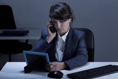 Aile ve ofis hakkında düşünme