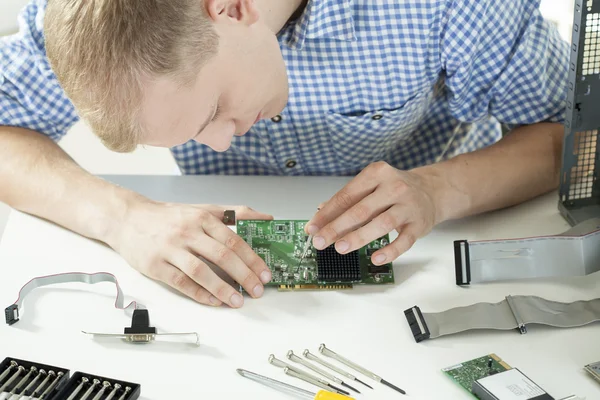 Close-up of computer science — Stock Photo, Image