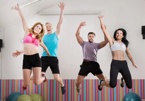 Happy fit people — Stock Photo, Image