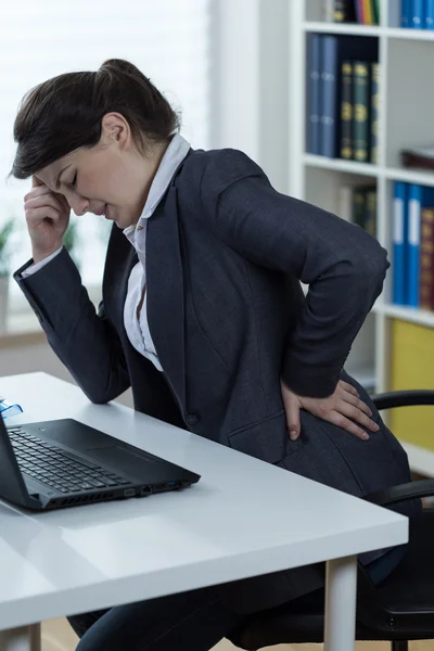 Sedentaire levensstijl — Stockfoto