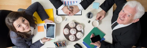 Business break in the office — Stock Photo, Image