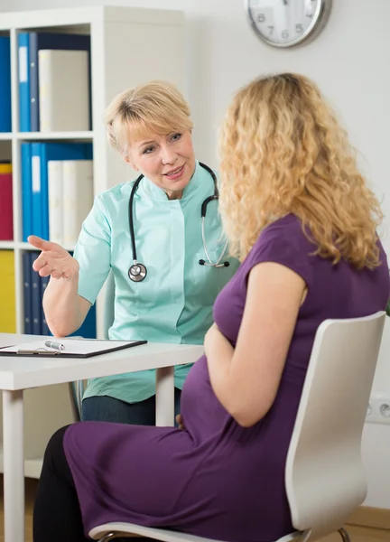 En el médico. — Foto de Stock