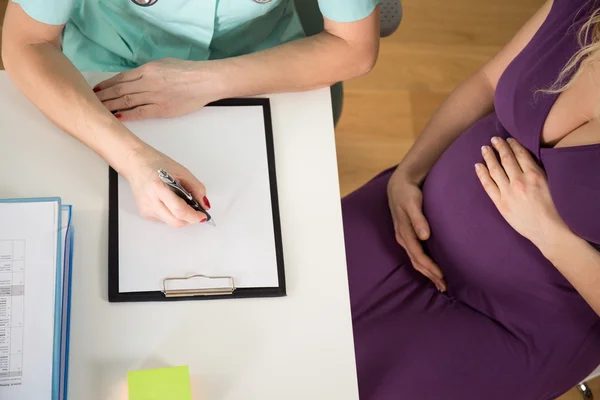 View of pregnant woman — Stock Photo, Image