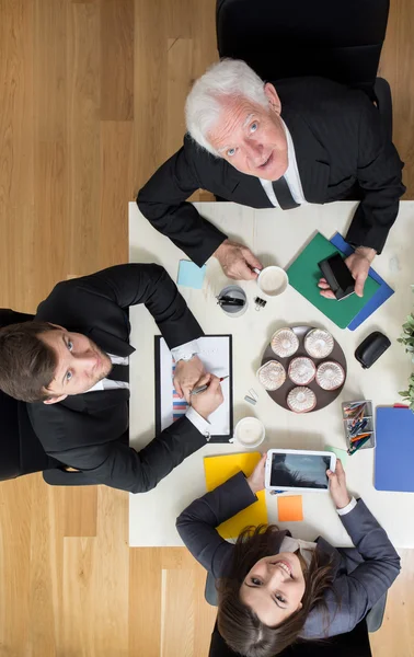 Busy businesspeople — Stock Photo, Image