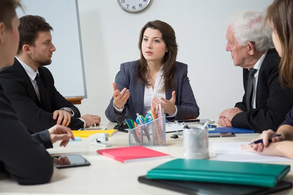 Presenting the ideas — Stock Photo, Image