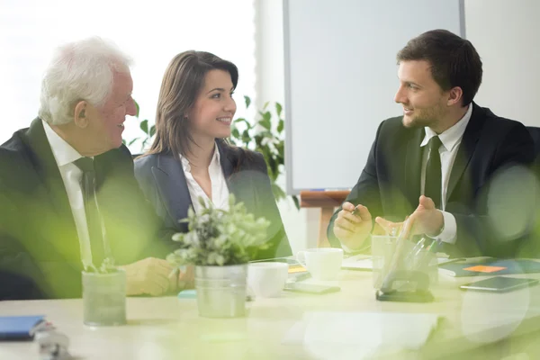 Business diskussion — Stockfoto