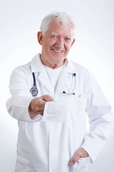 Senior professional doctor — Stock Photo, Image