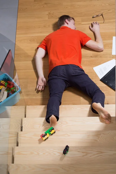 Accident at home — Stock Photo, Image