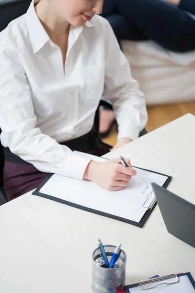 Makend een plan — Stockfoto