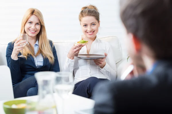 Lunch at the office — Stock Photo, Image