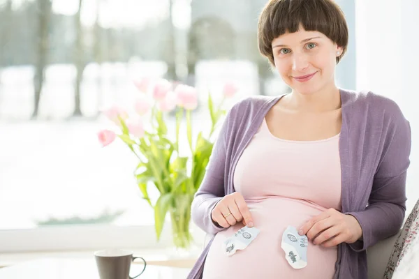 Små baby sko - Stock-foto