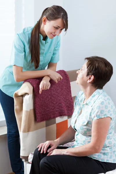 Caring nurse — Stock Photo, Image